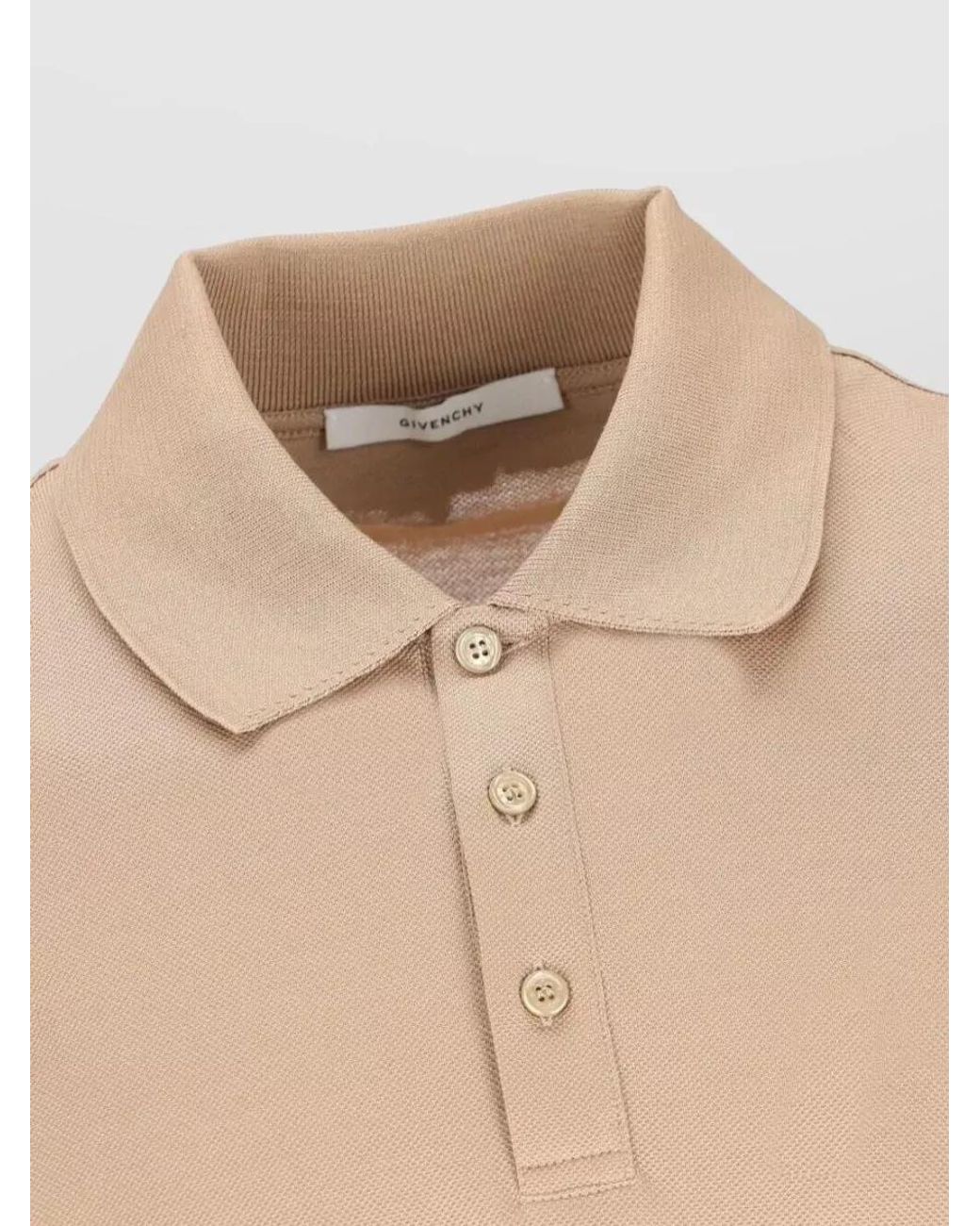 Givenchy Natural Cotton Polo Shirt for men