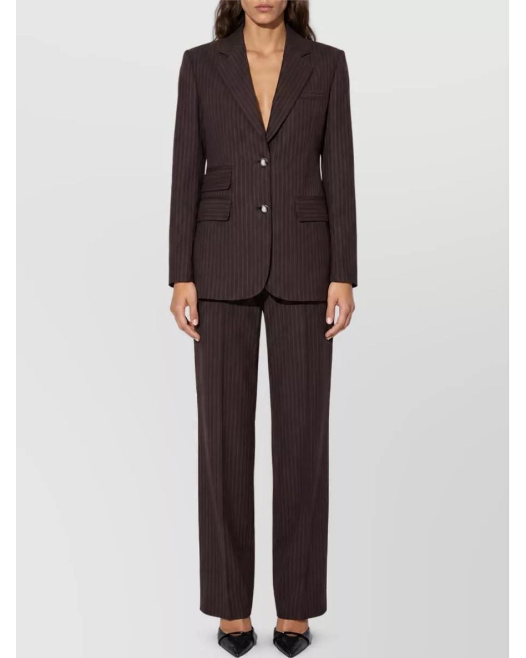 Elisabetta Franchi Blue Tailored Trousers