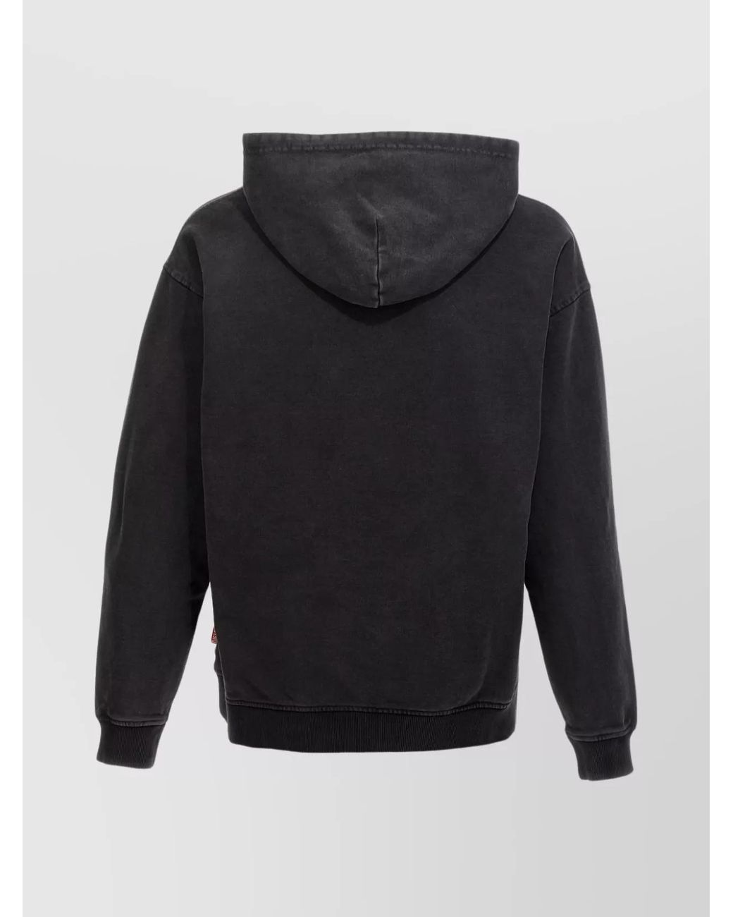 DIESEL Black Hooded Sweater With Kangaroo Pocket for men