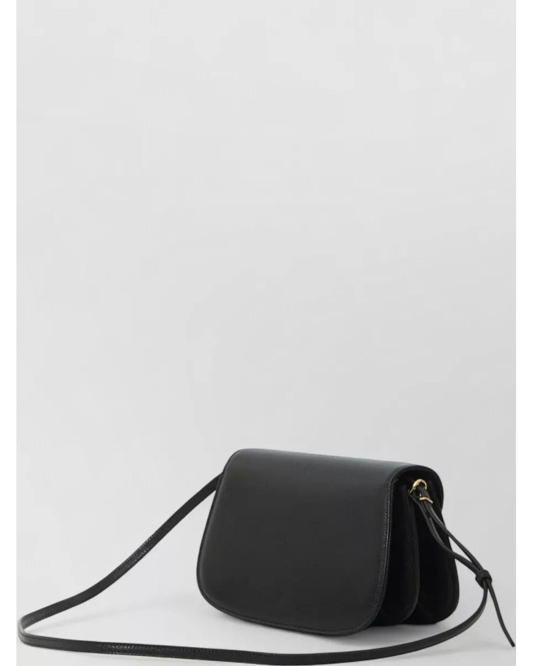 Gucci Black Bamboo Small Leather Cross-Body Bag
