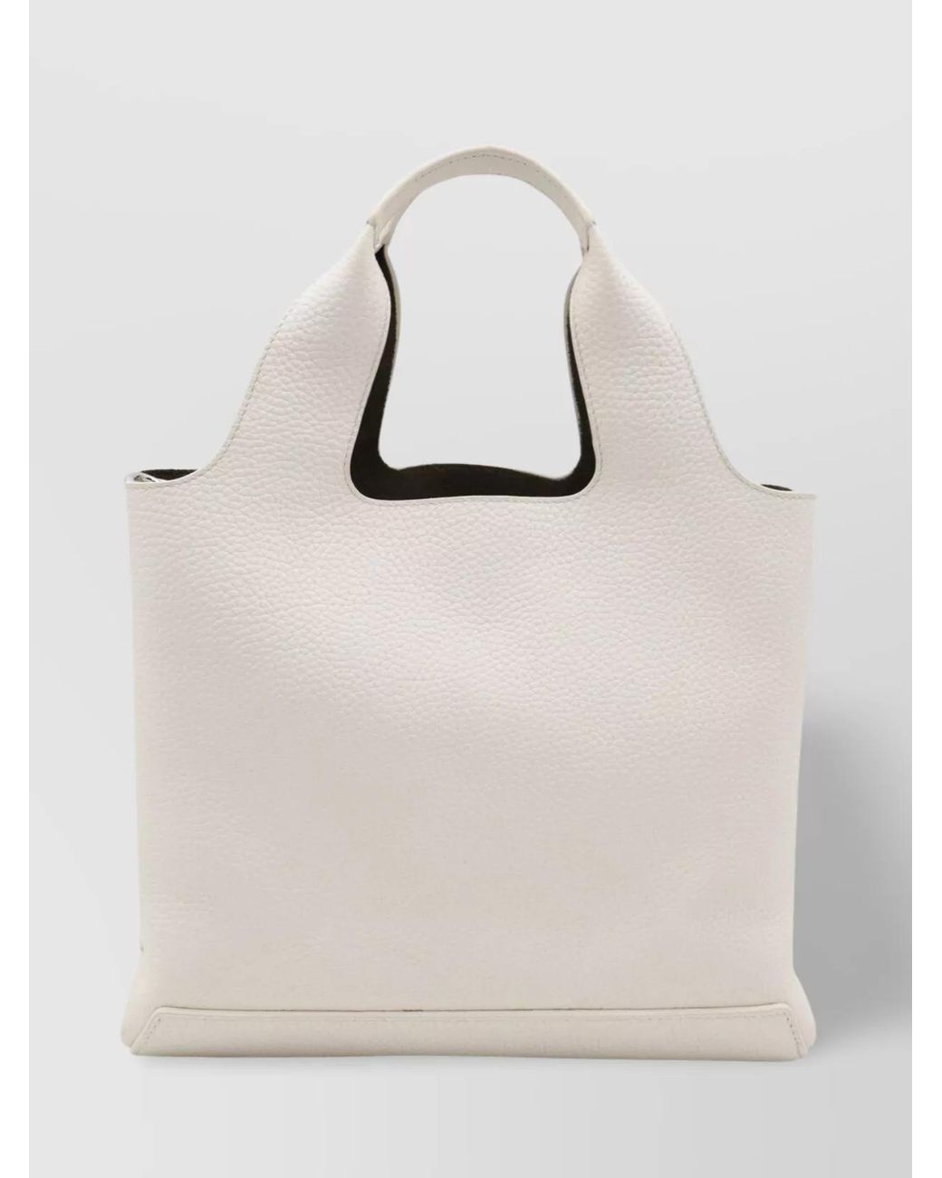 Hogan Natural Leather Tote Bag
