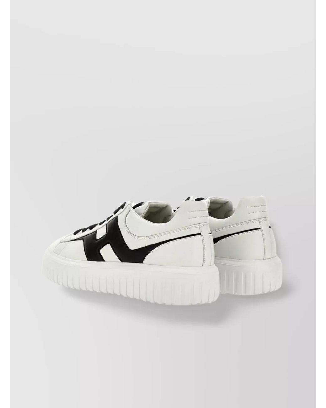 Hogan Metallic Leather Low-Top Sneakers for men