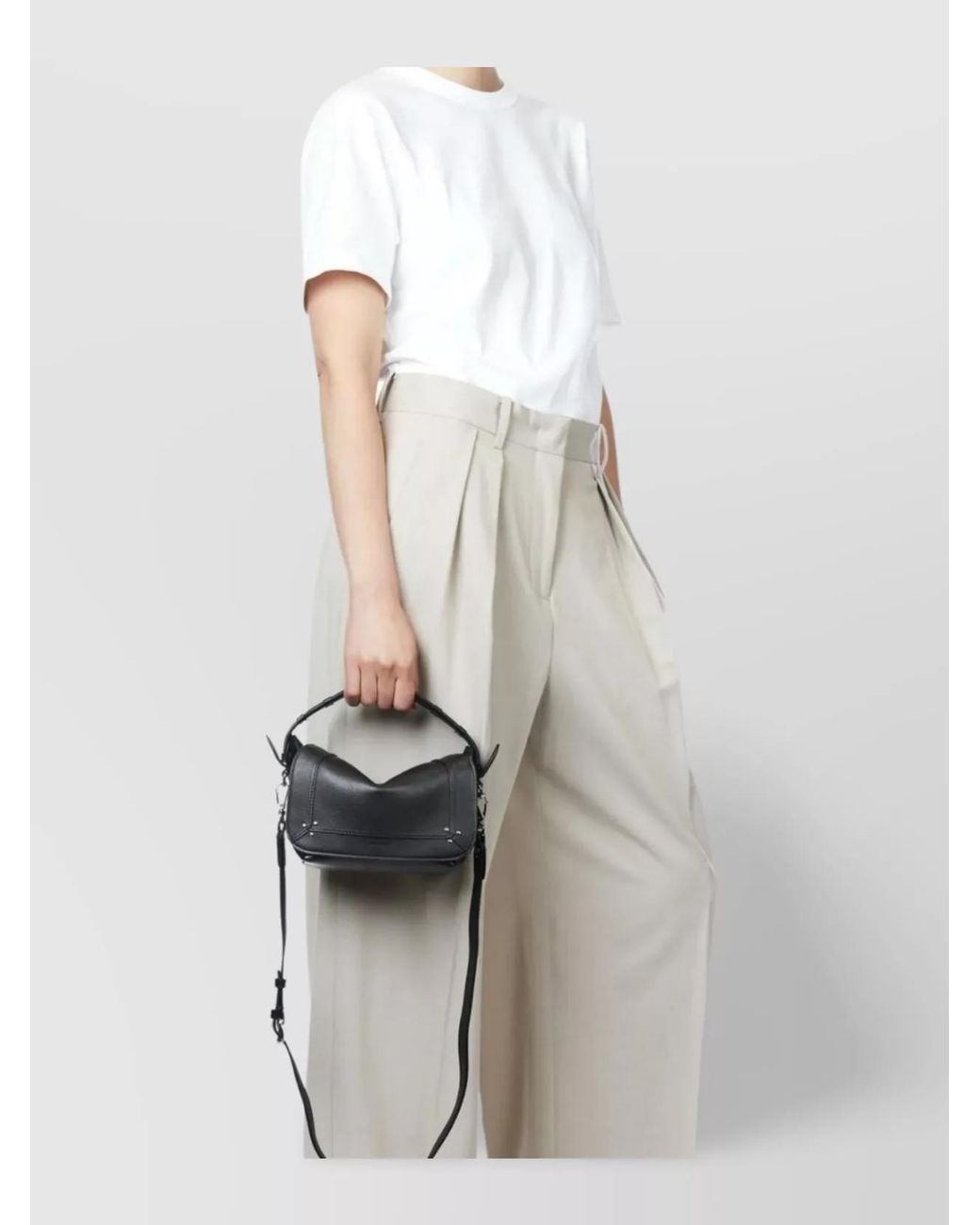 Jérôme Dreyfuss Black Leather Shoulder Bag