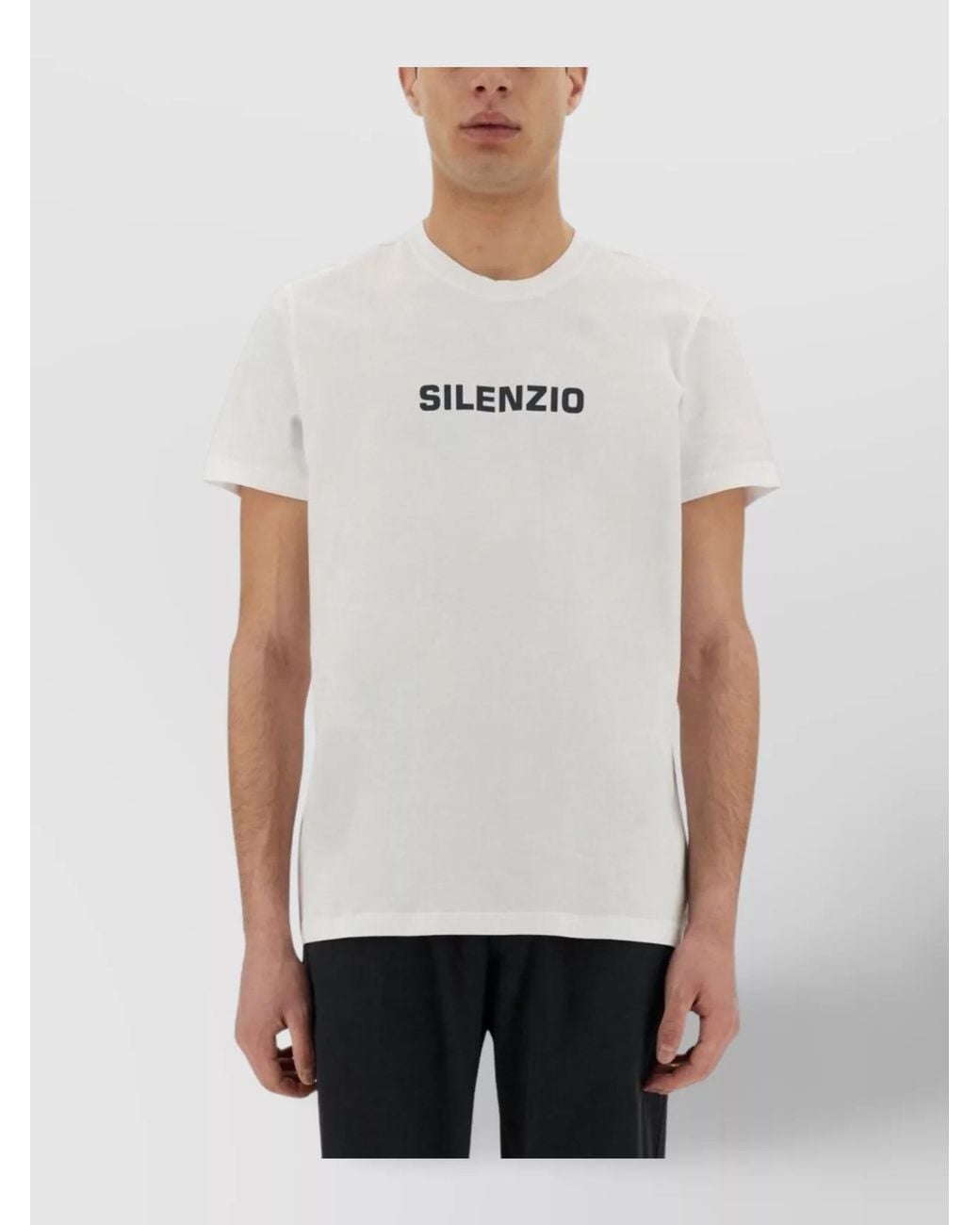 Aspesi White Silence Cotton T-Shirt for men
