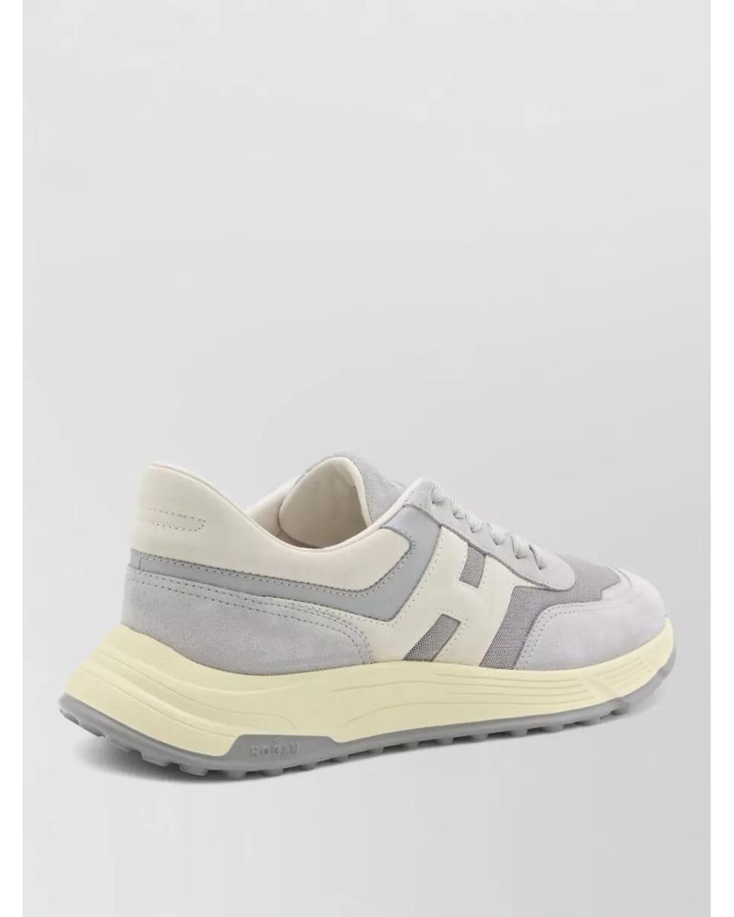 Hogan White Leather Low-Top Sneakers for men