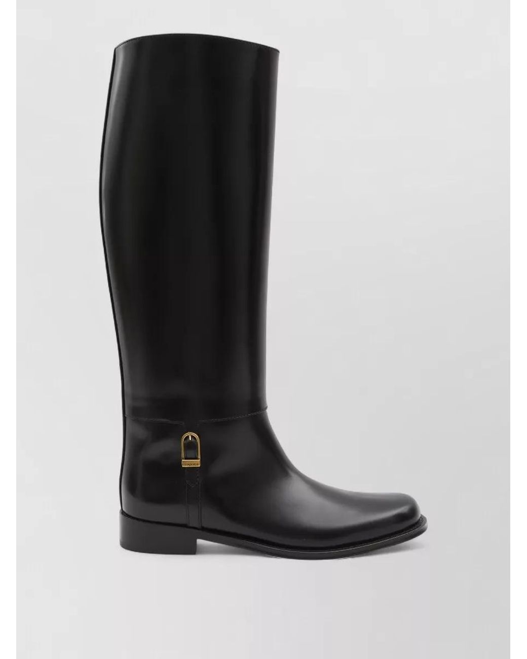 Saint Laurent Black Leather Julia Boots