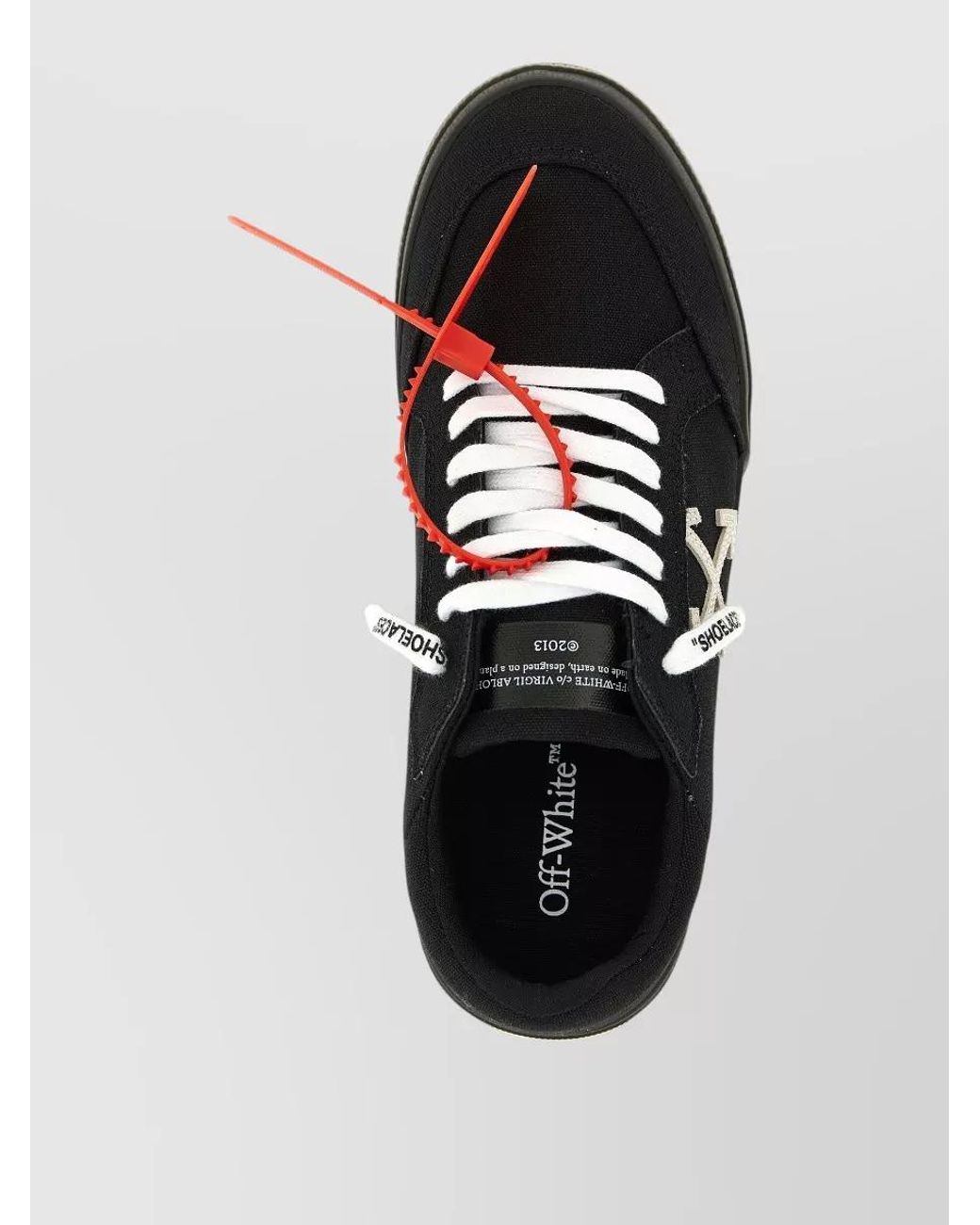 Off-White c/o Virgil Abloh Black Canvas Low-Top Sneakers for men