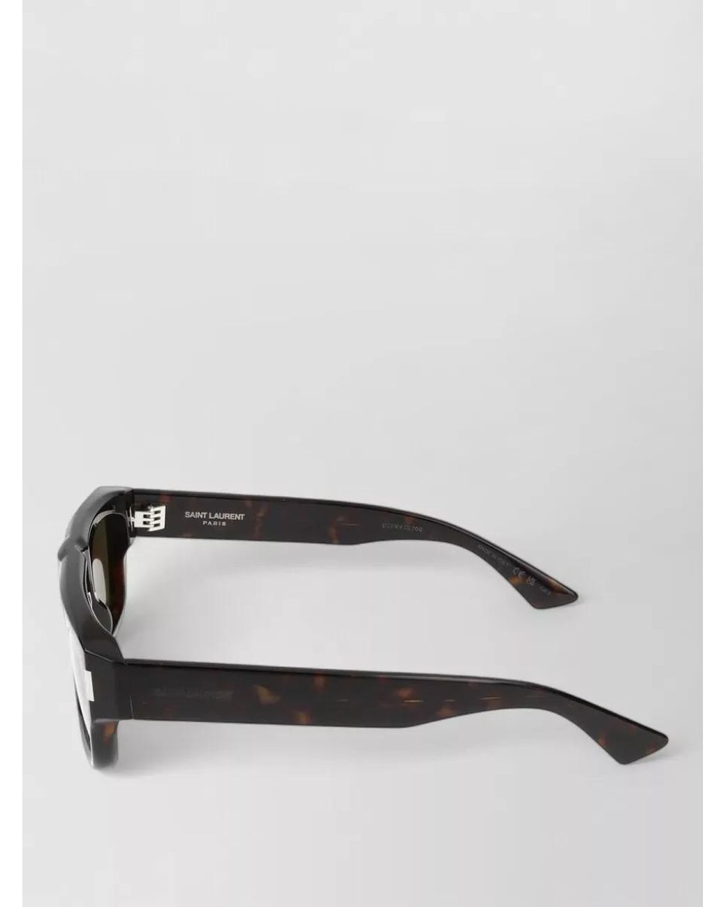 Saint Laurent Gray Square-Frame Sunglasses for men