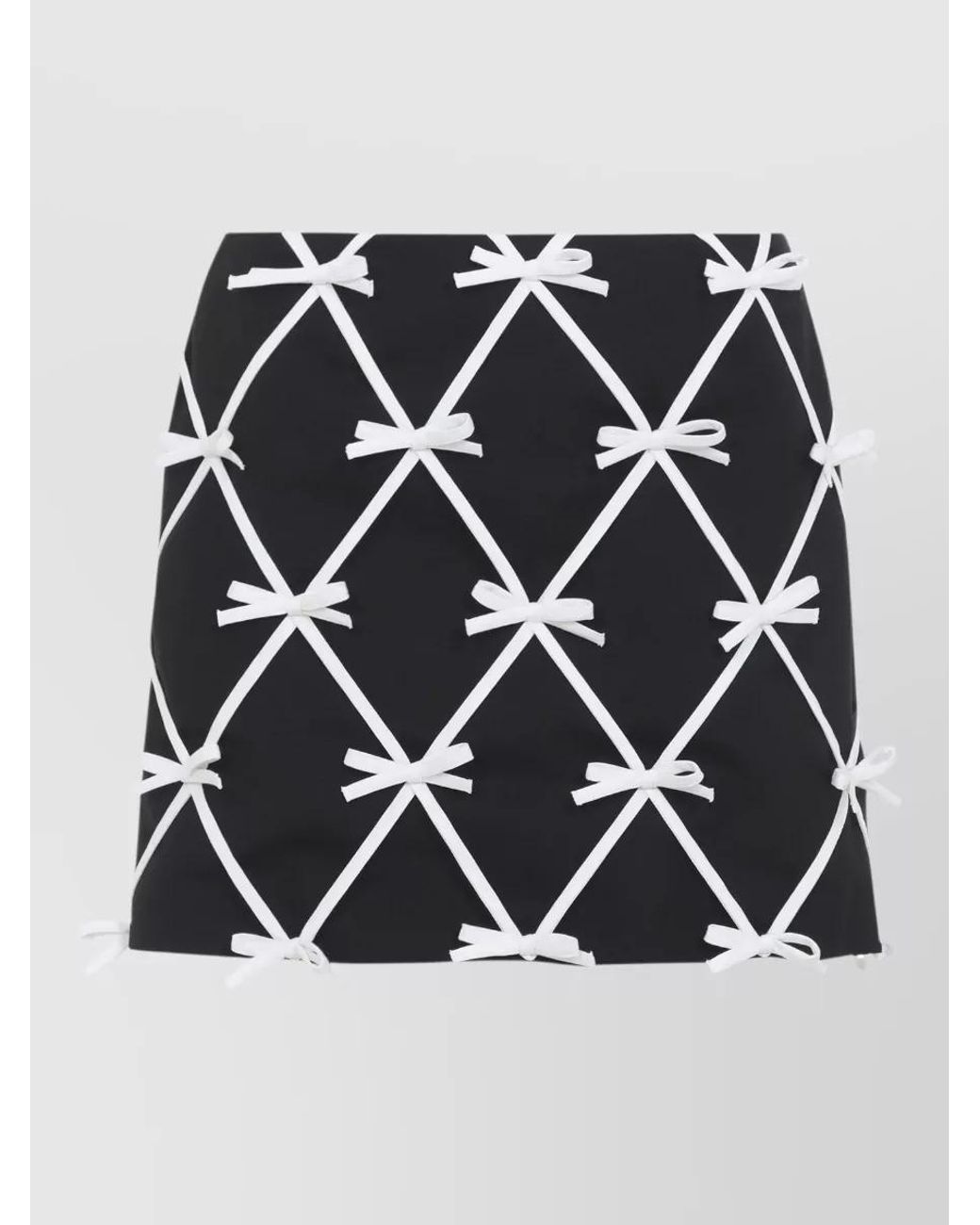 Moschino Black Bow Mini Skirt