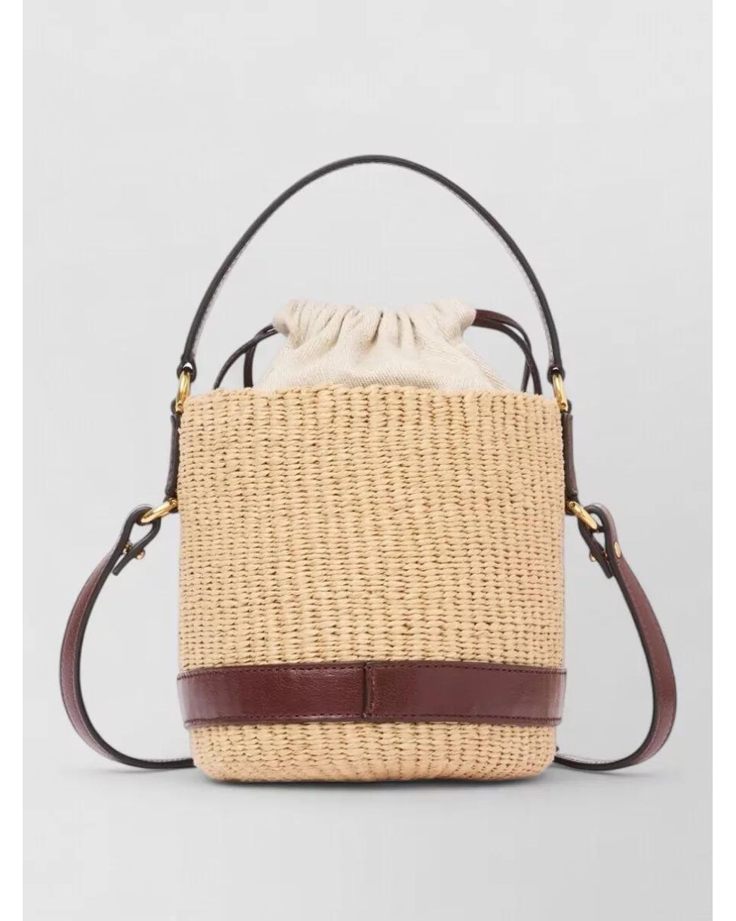 Chloé White Na Bucket Bag