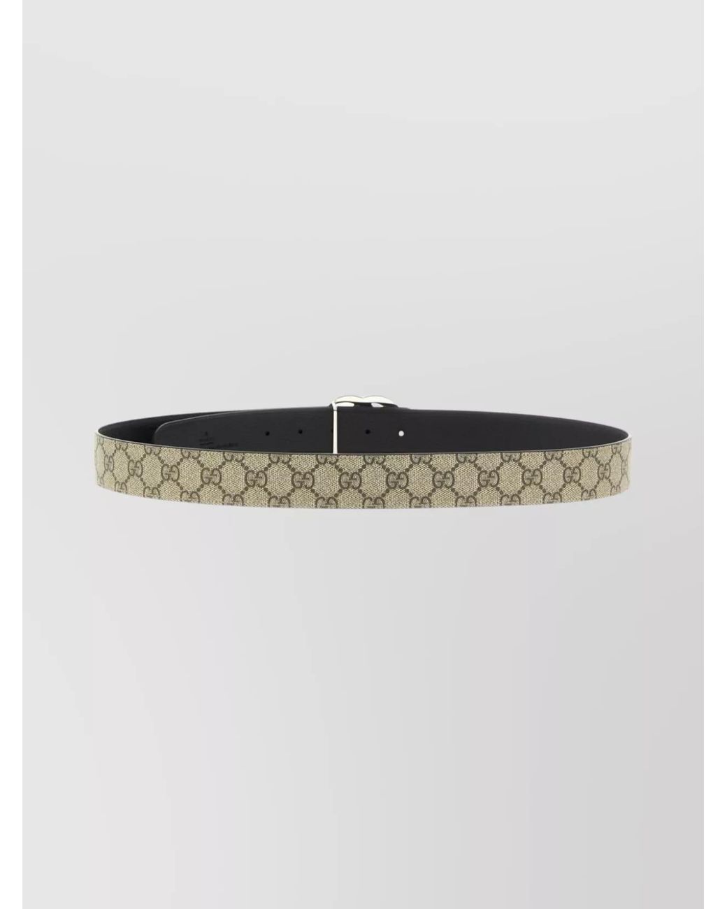 Gucci Gray Reversible Gg Monogram Belt for men