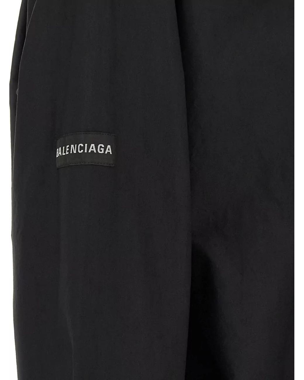 Balenciaga Blue Logo Patch Shirt for men