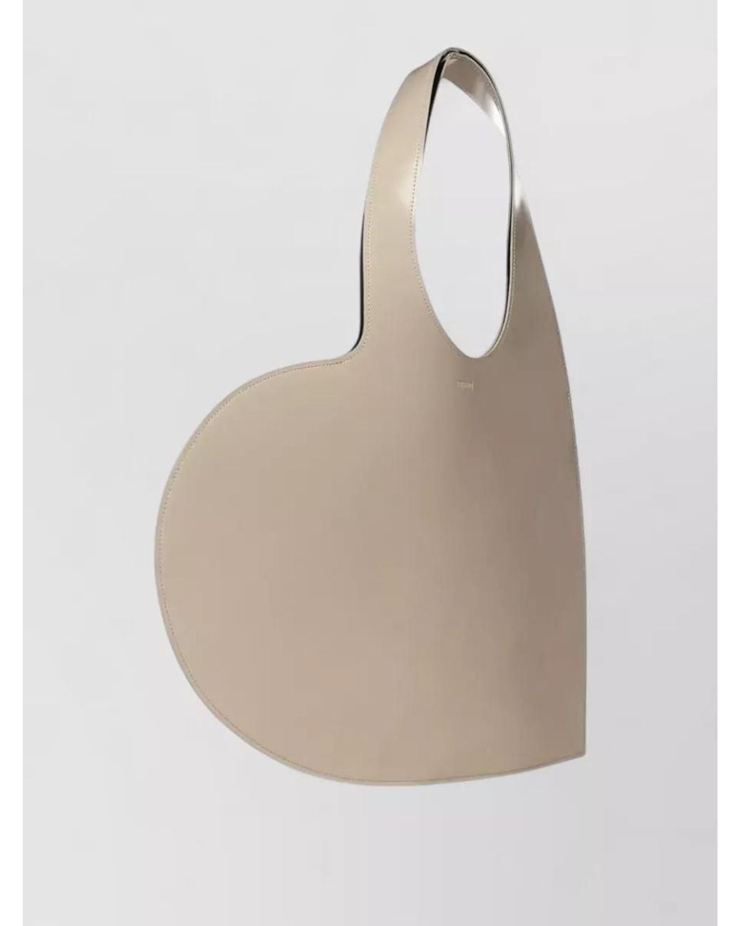 Coperni Natural Heart Leather Tote Bag