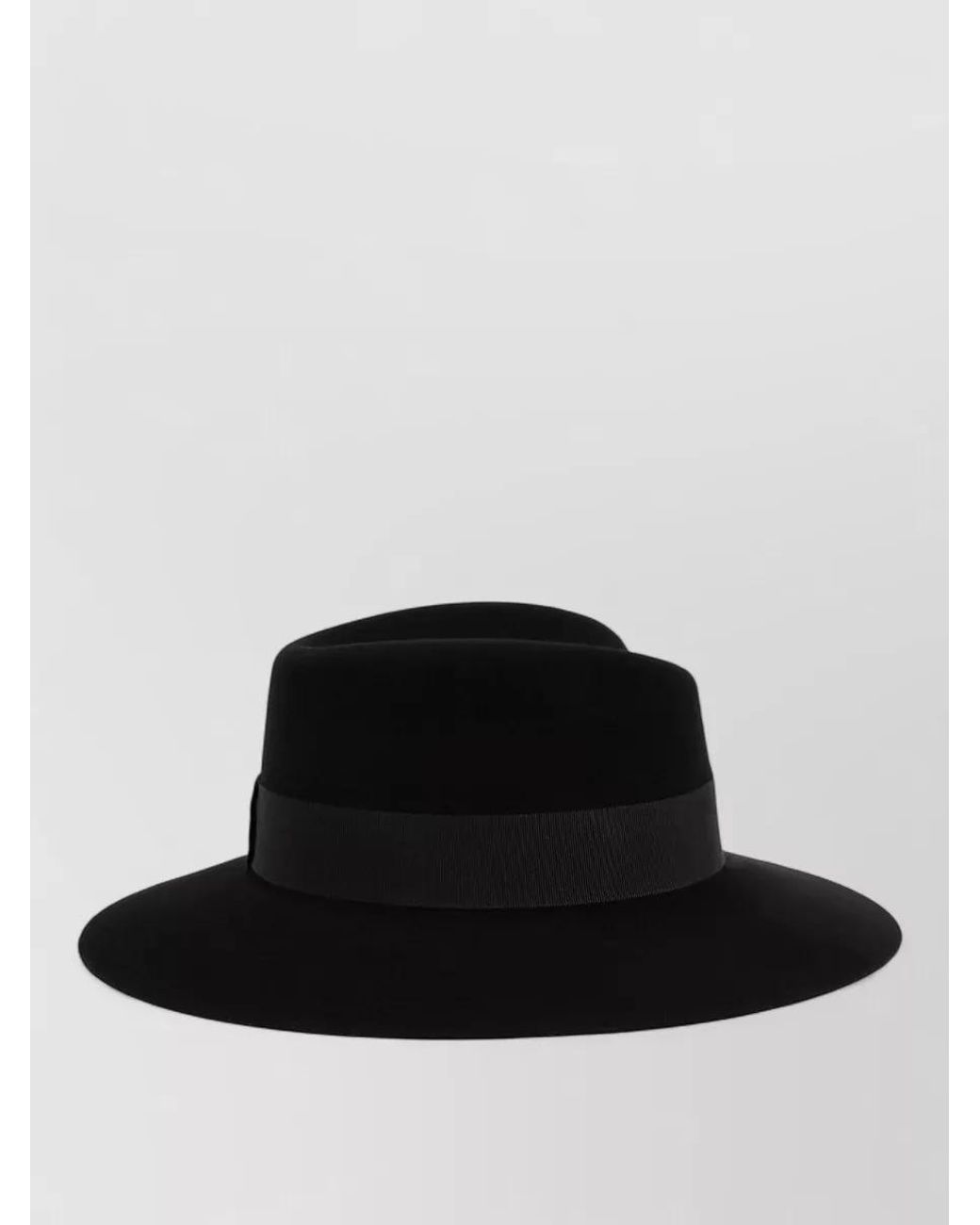 Maison Michel Black Wool Hat