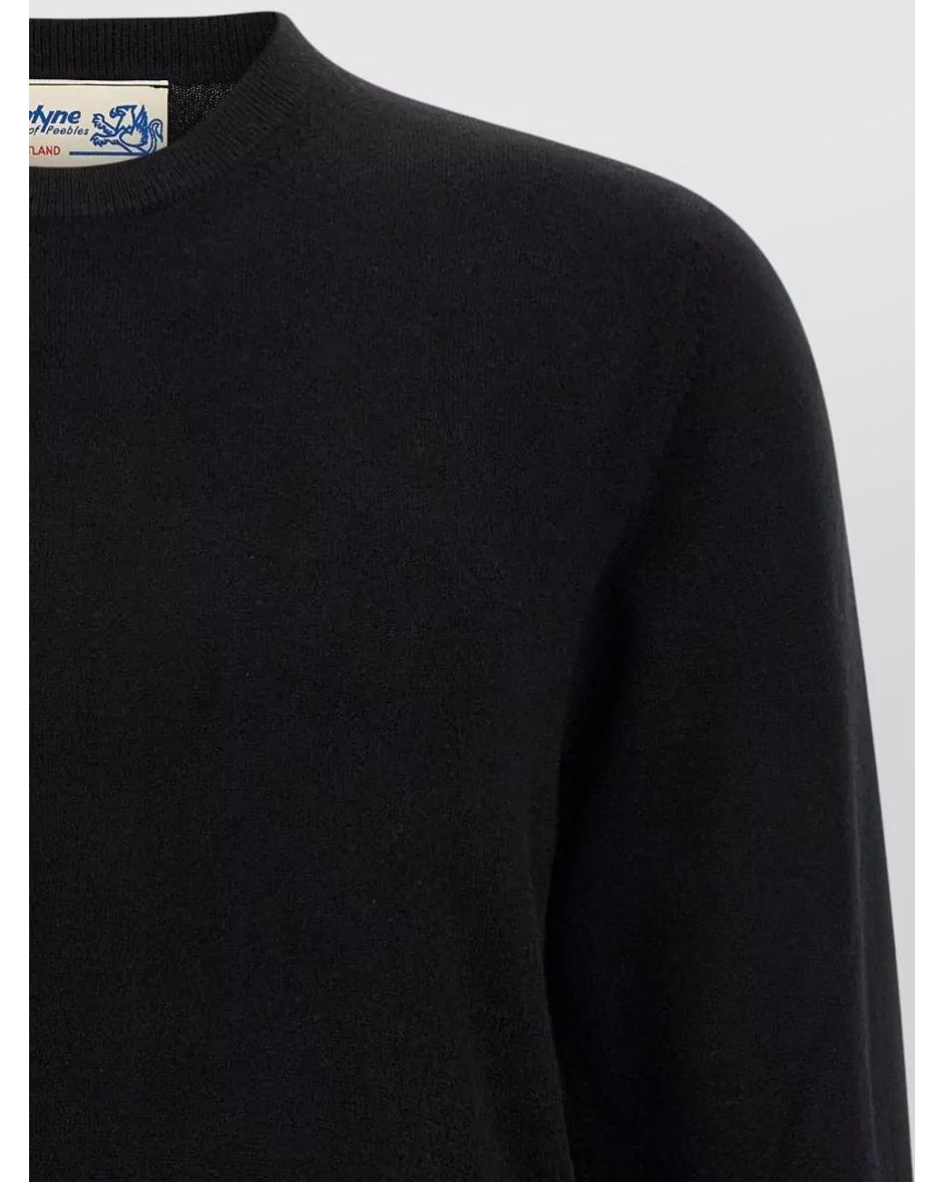 Ballantyne Blue Cashmere Crewneck Jumper for men
