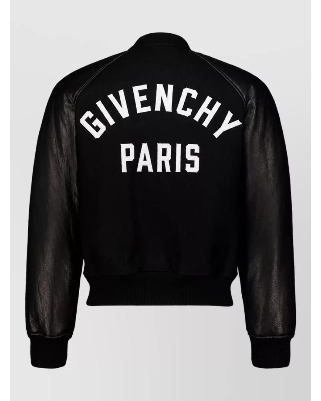 Givenchy Black Wool Bomber Jacket for men