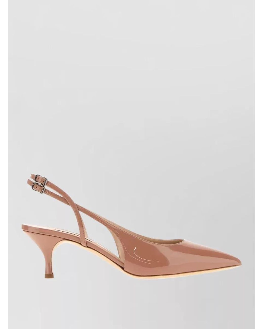 Casadei Pink Leather Mules