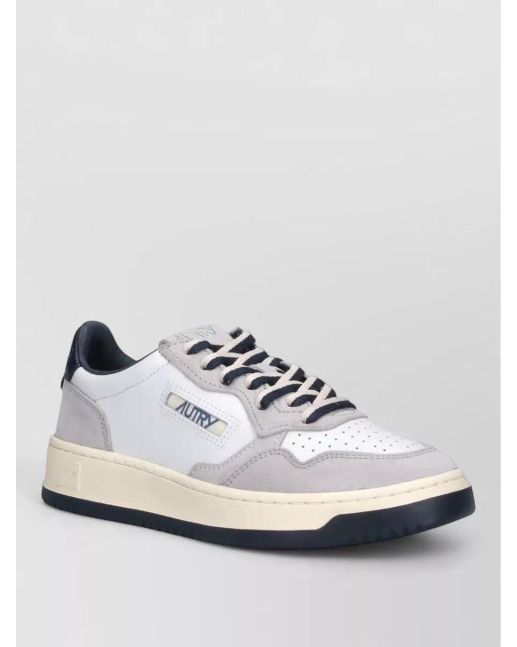 Autry White Leather Low Top Sneakers