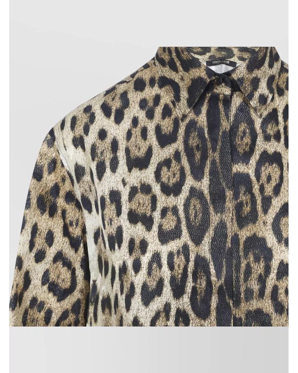 Roberto Cavalli Multicolor Printed Long-Sleeve Shirt
