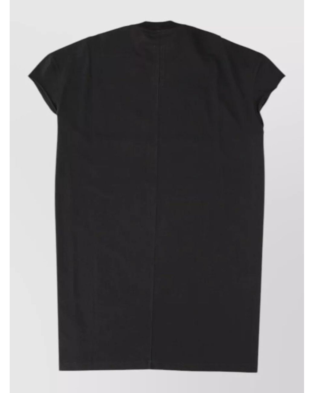 Rick Owens Black Cotton Jumbo Short-Sleeve T-Shirt for men