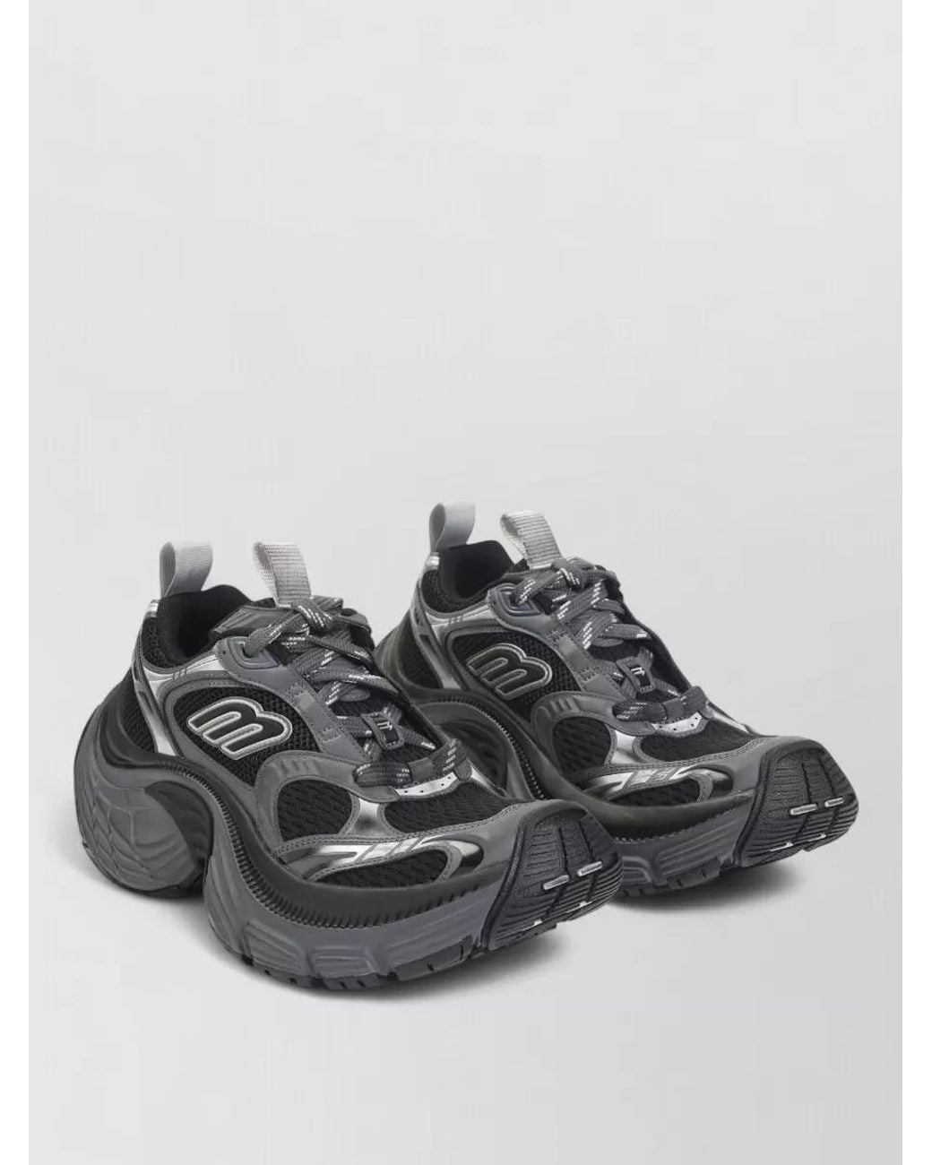Balenciaga Gray Low-Top Sneakers for men