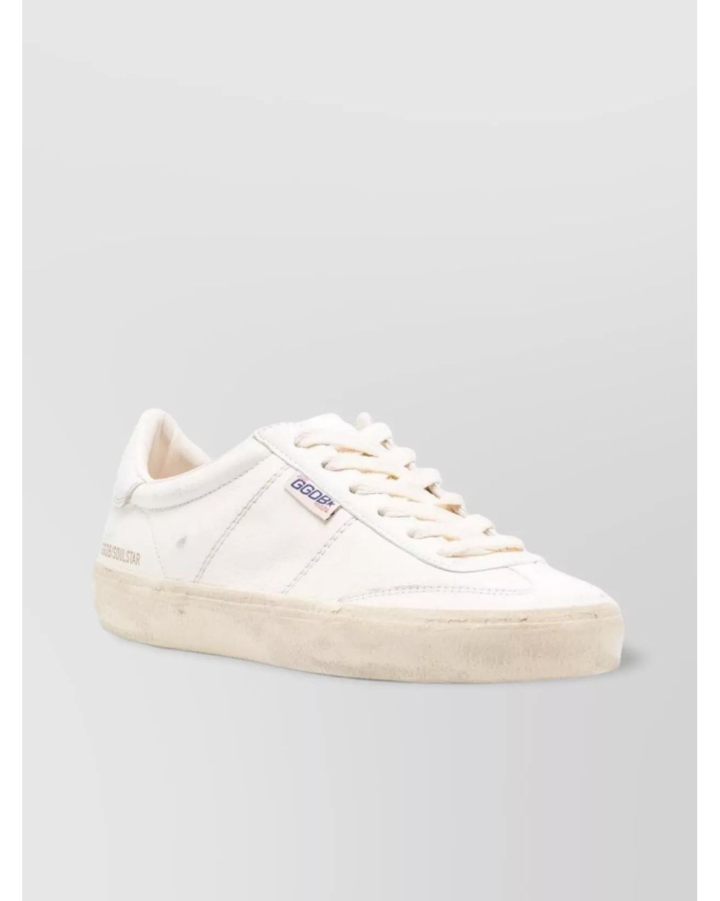Golden Goose Deluxe Brand White Leather Low-Top Sneakers