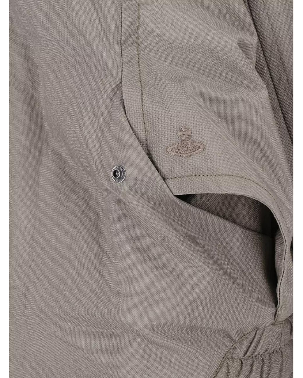 Vivienne Westwood Gray Puffer Coat for men