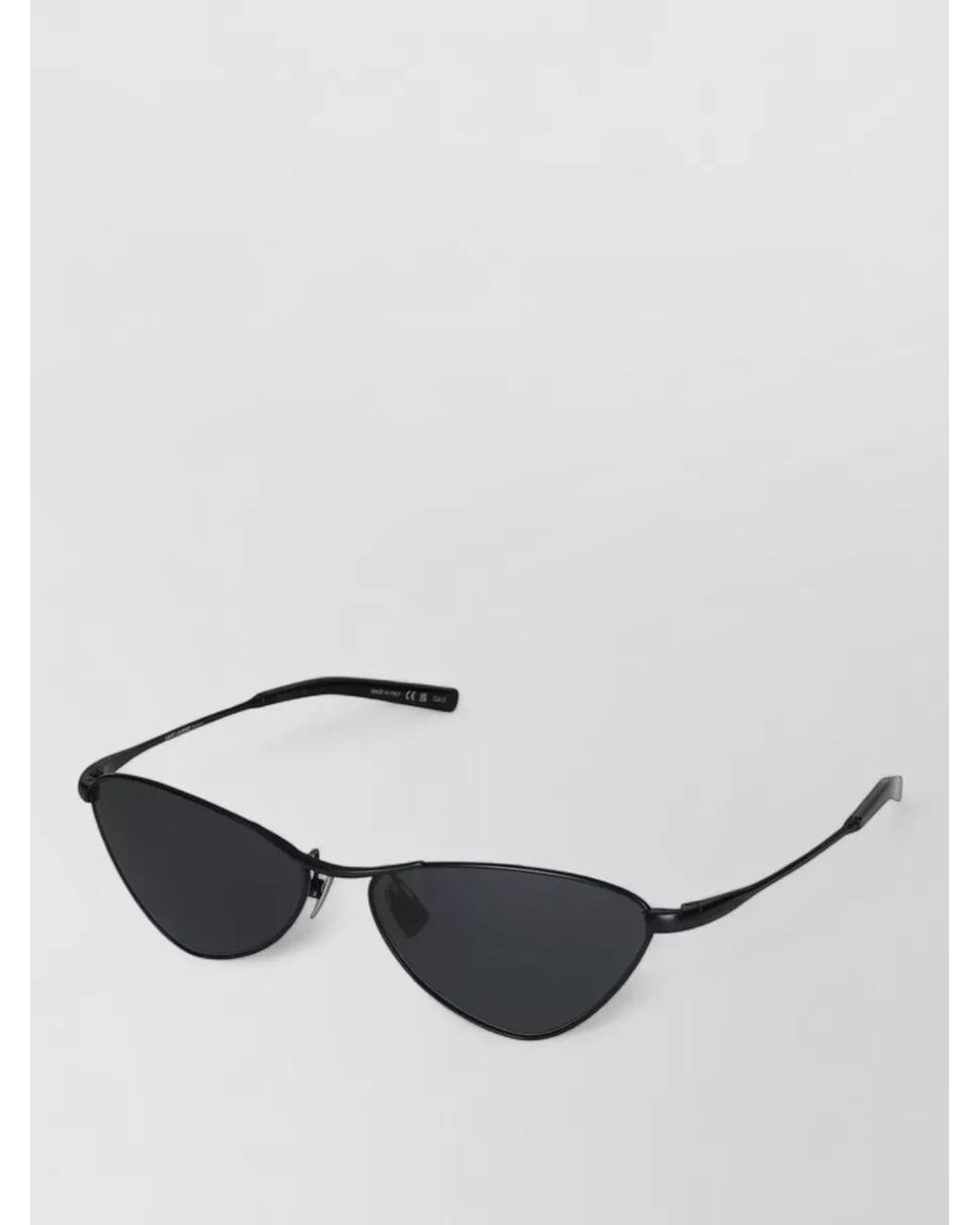 Saint Laurent Gray Metal Sunglasses