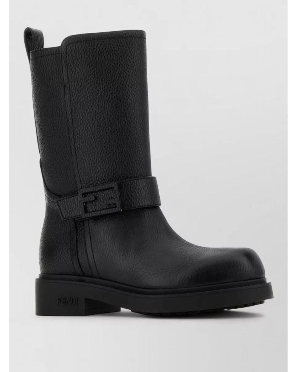 Fendi Black Leather Boots