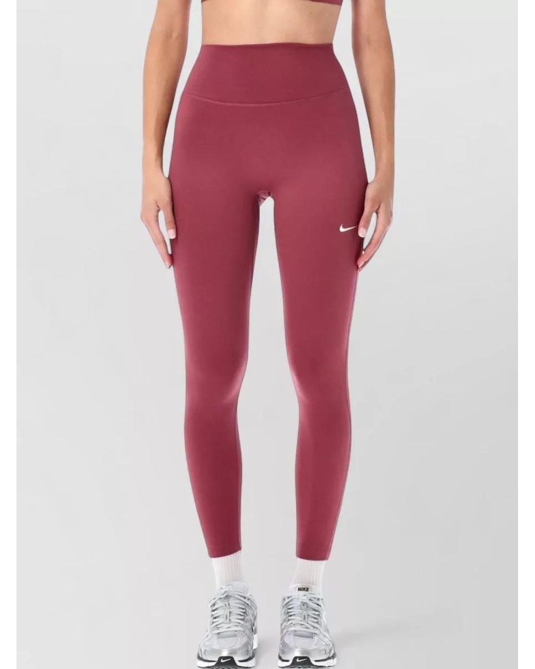 Nike Red High-Rise 7/8 Slim-Fit Leggings