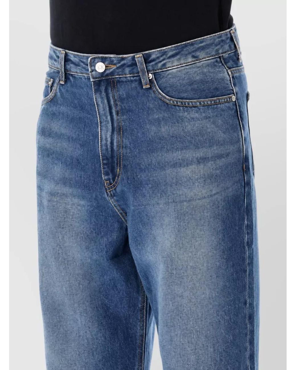 DUNST Blue Straight-Leg Regular Jeans for men