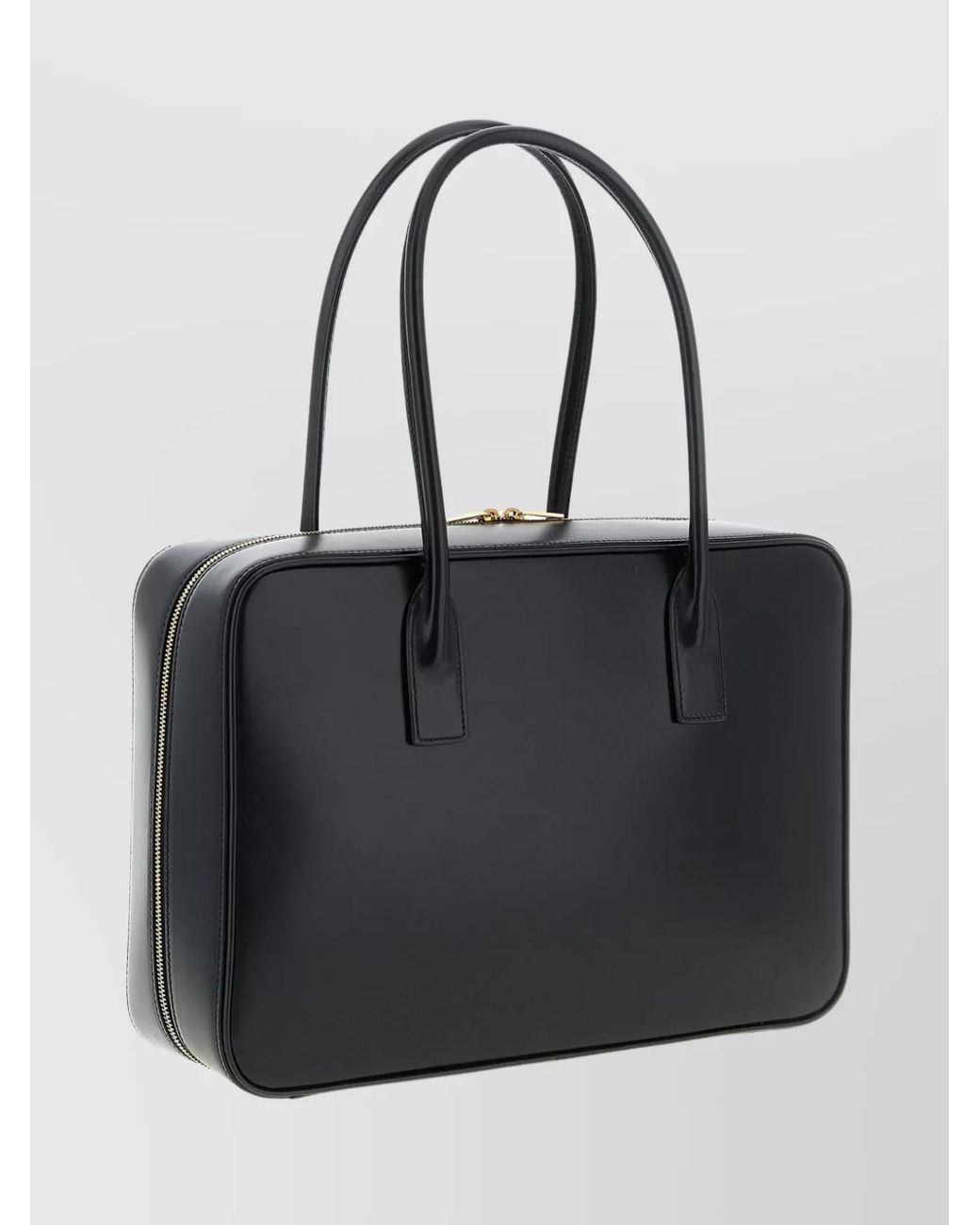 Saint Laurent Black Sac De Jour Lamb Leather Shoulder Bag