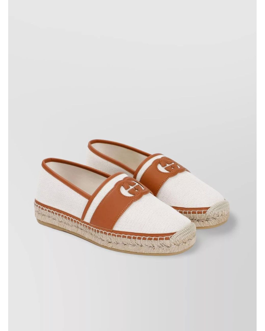 Gucci White Canvas Espadrilles for men
