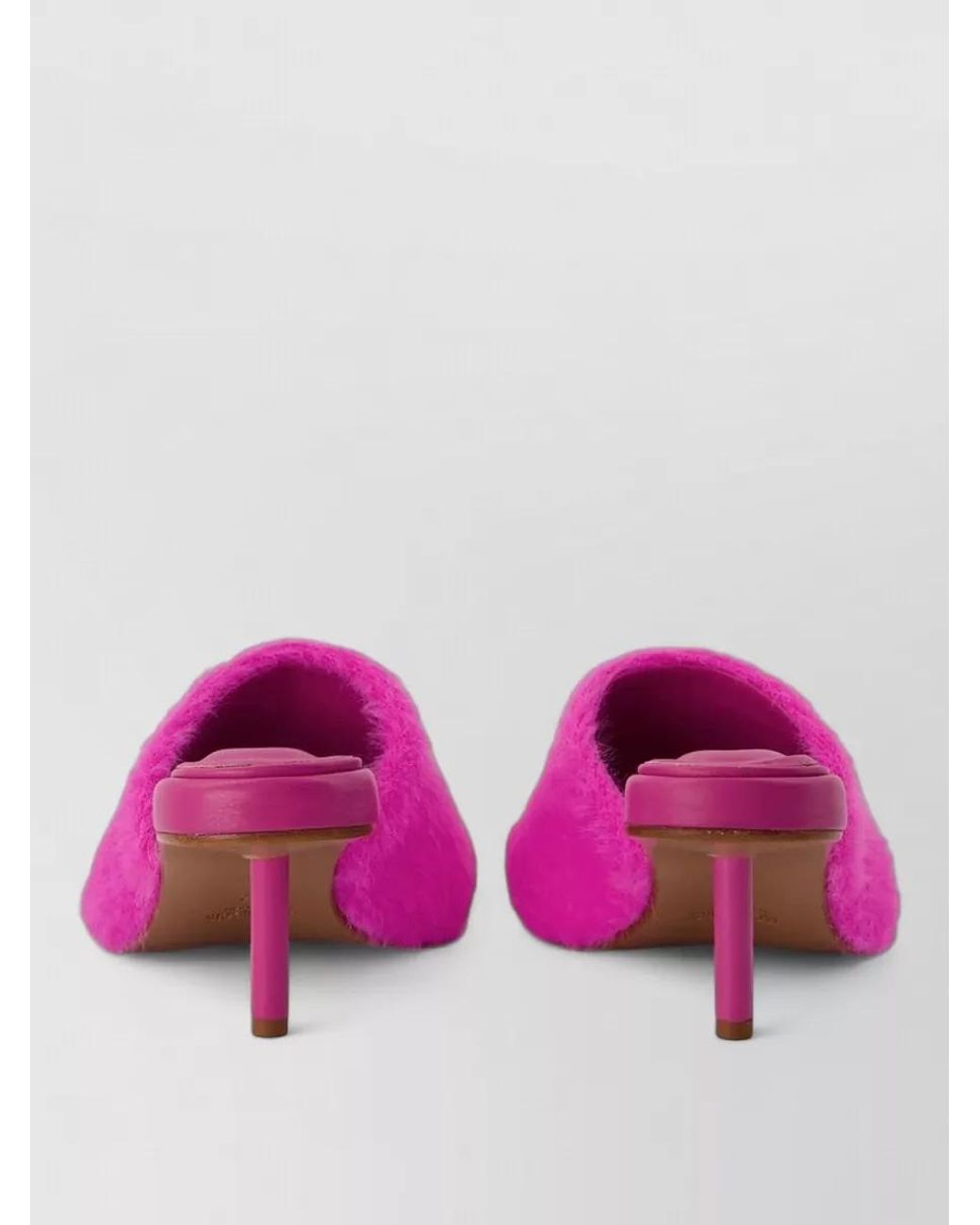 Jacquemus Pink Polyamide Mules