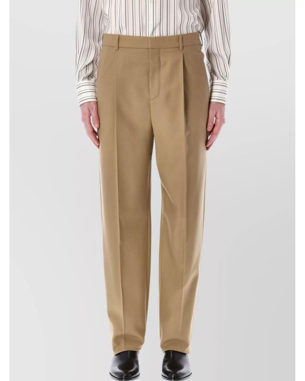 Saint Laurent Natural Gabardine Pants for men