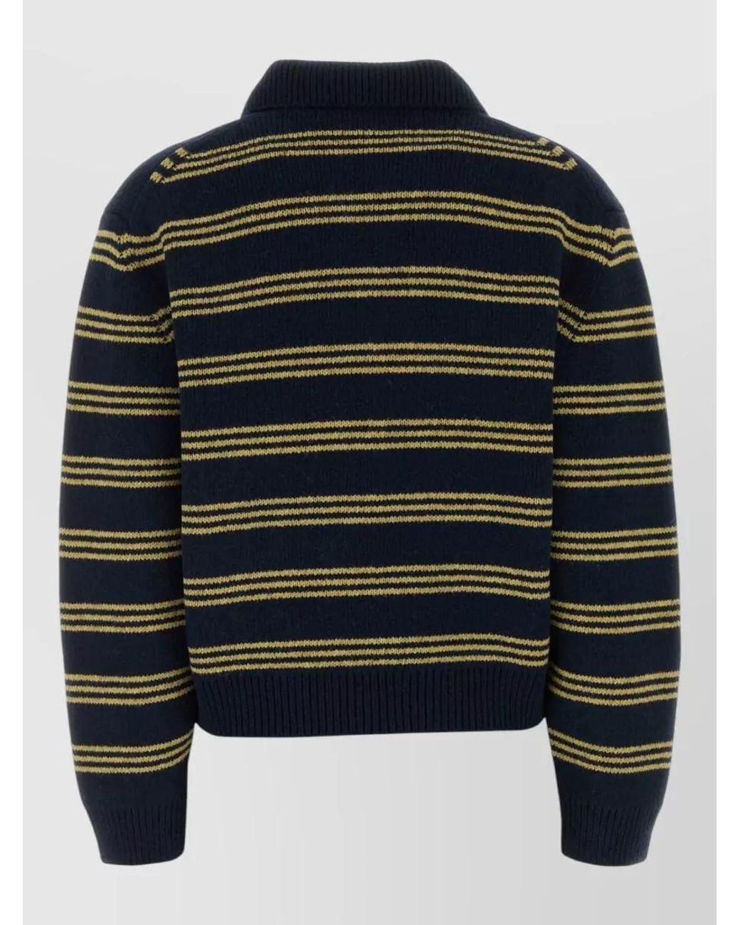 Miu Miu Blue Embroidered Wool Blend Jacket