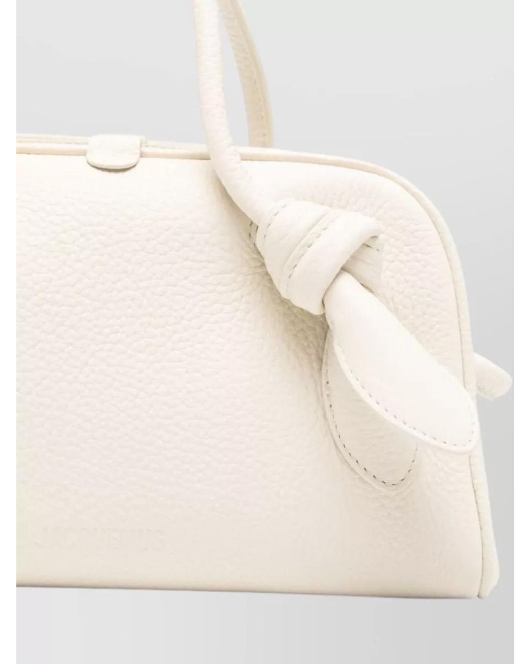 Jacquemus Natural Le Turismo Leather Tote Bag