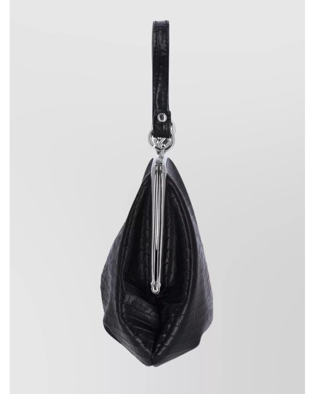 Vivienne Westwood Black Granny Leather Cross-Body Bag