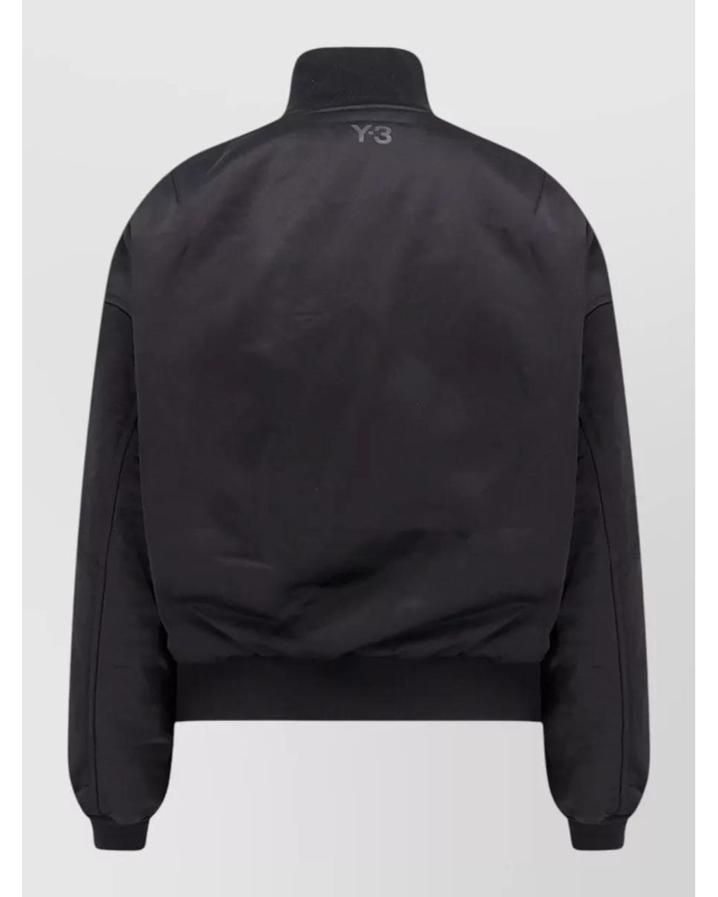 Y-3 Black Recycled Nylon Bomber Jacket