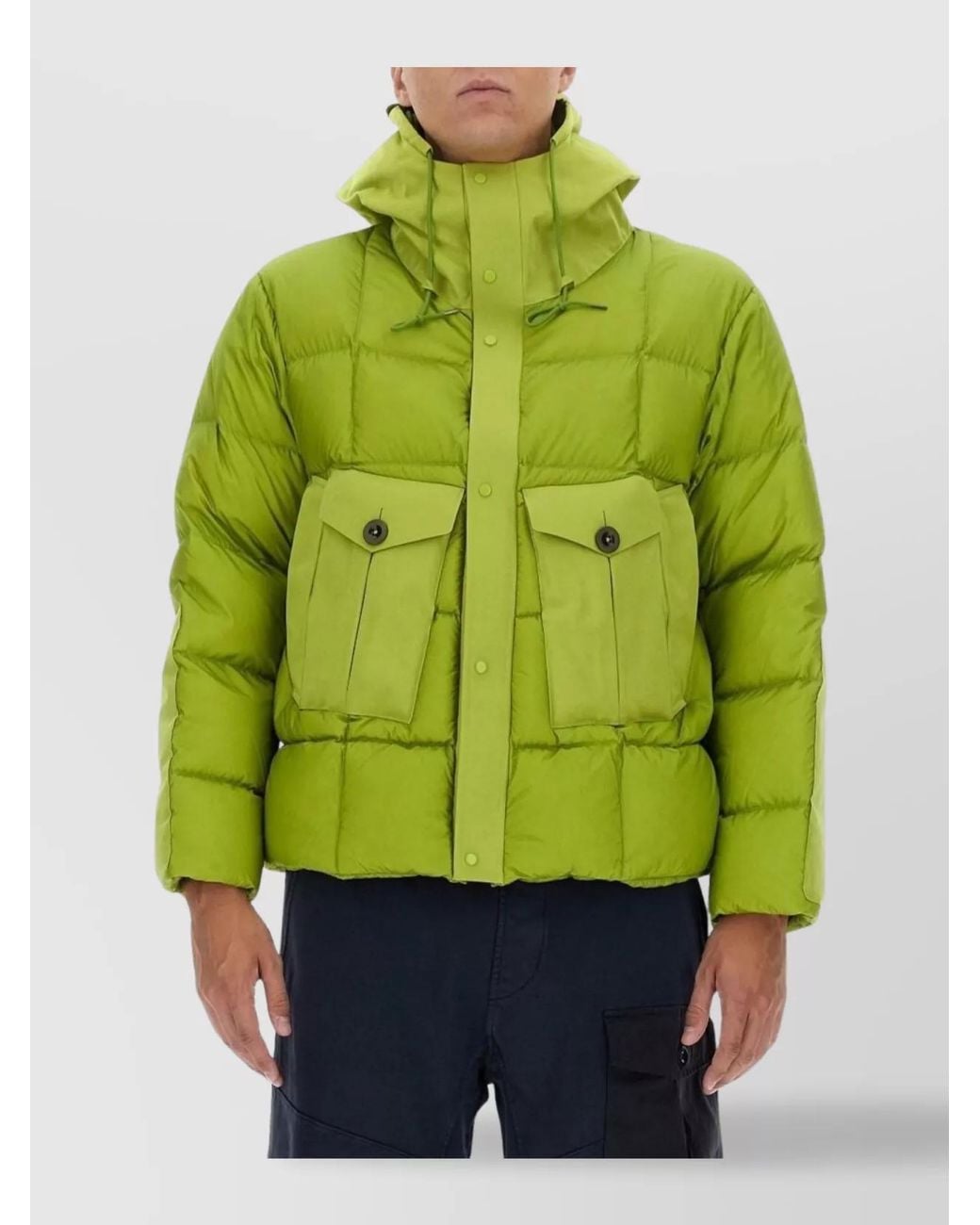 C P Company Green Tempest Combo Padded Jacket for men