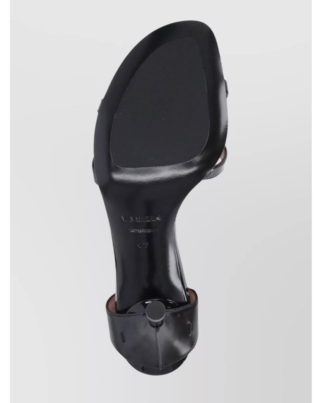 Premiata Metallic Leather High Heel Sandals