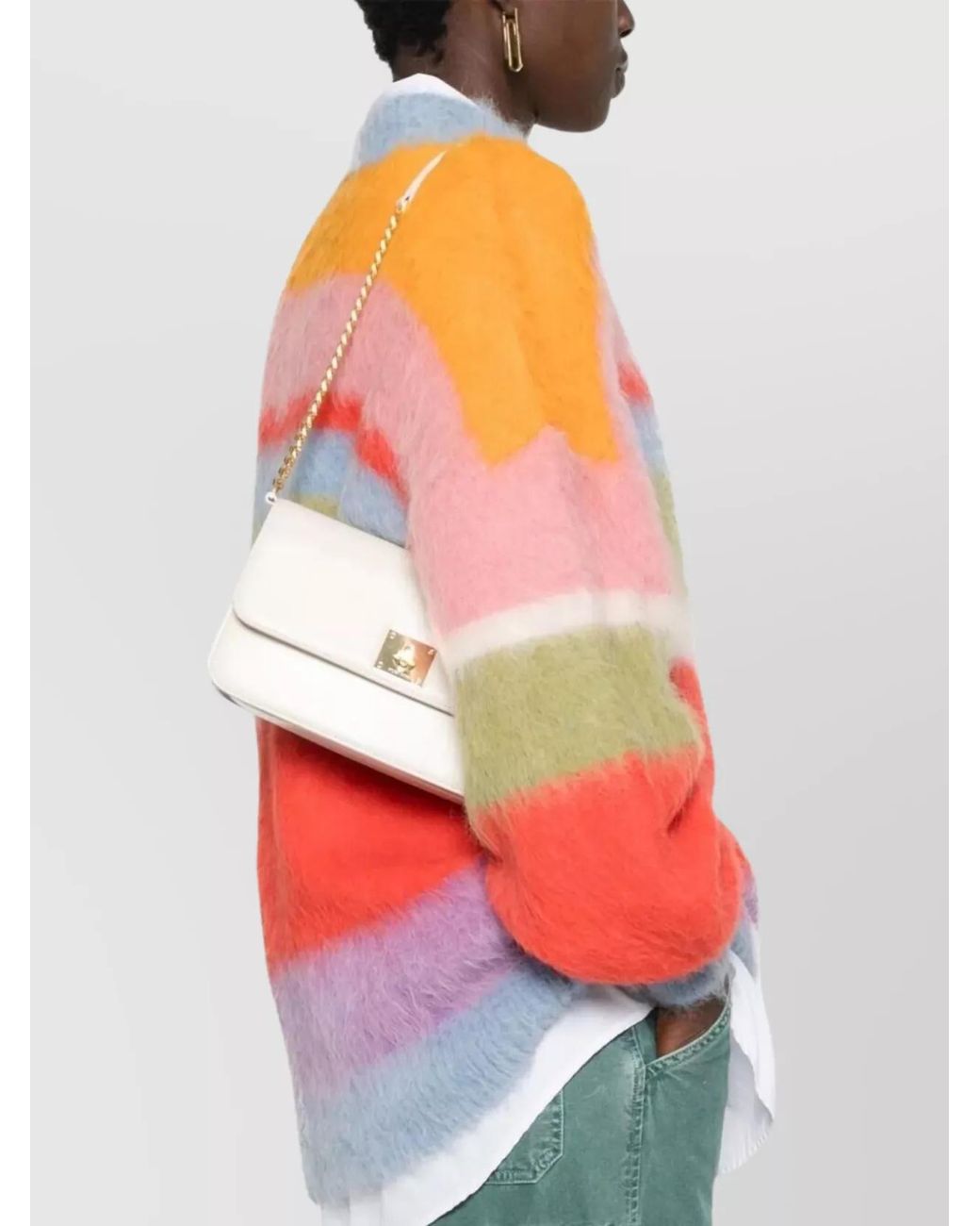 Golden Goose Deluxe Brand Natural Na Leather Shoulder Bag