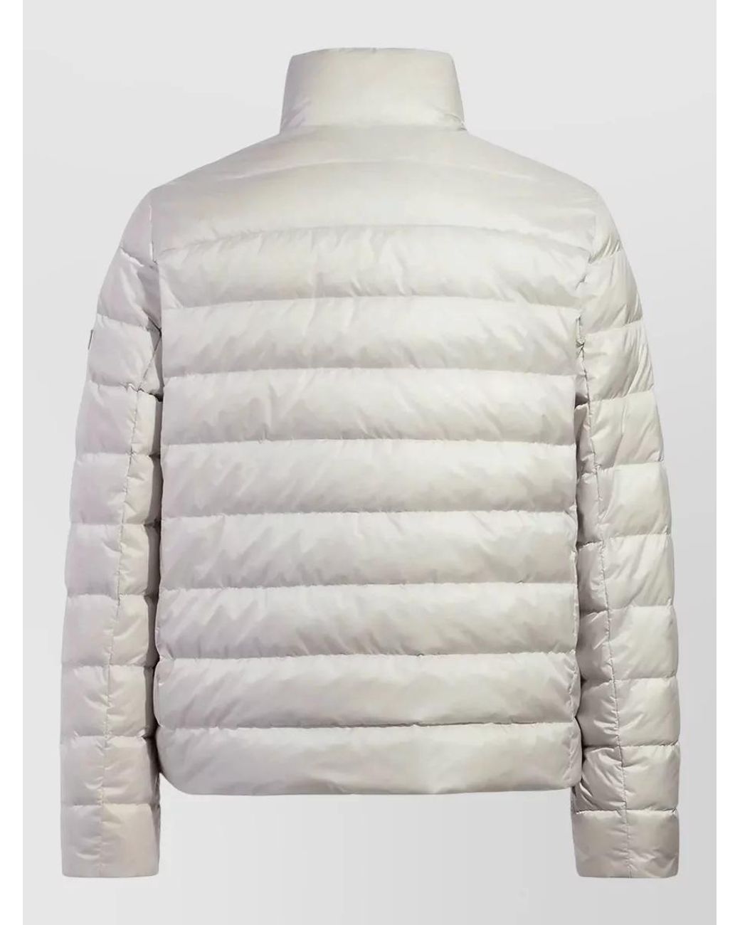 Tatras Natural Atene High Collar Quilted Coat Side Pockets for men