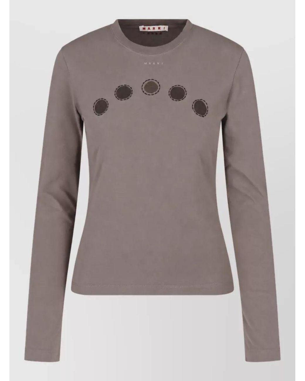 Marni Gray Short Sleeve T-Shirt