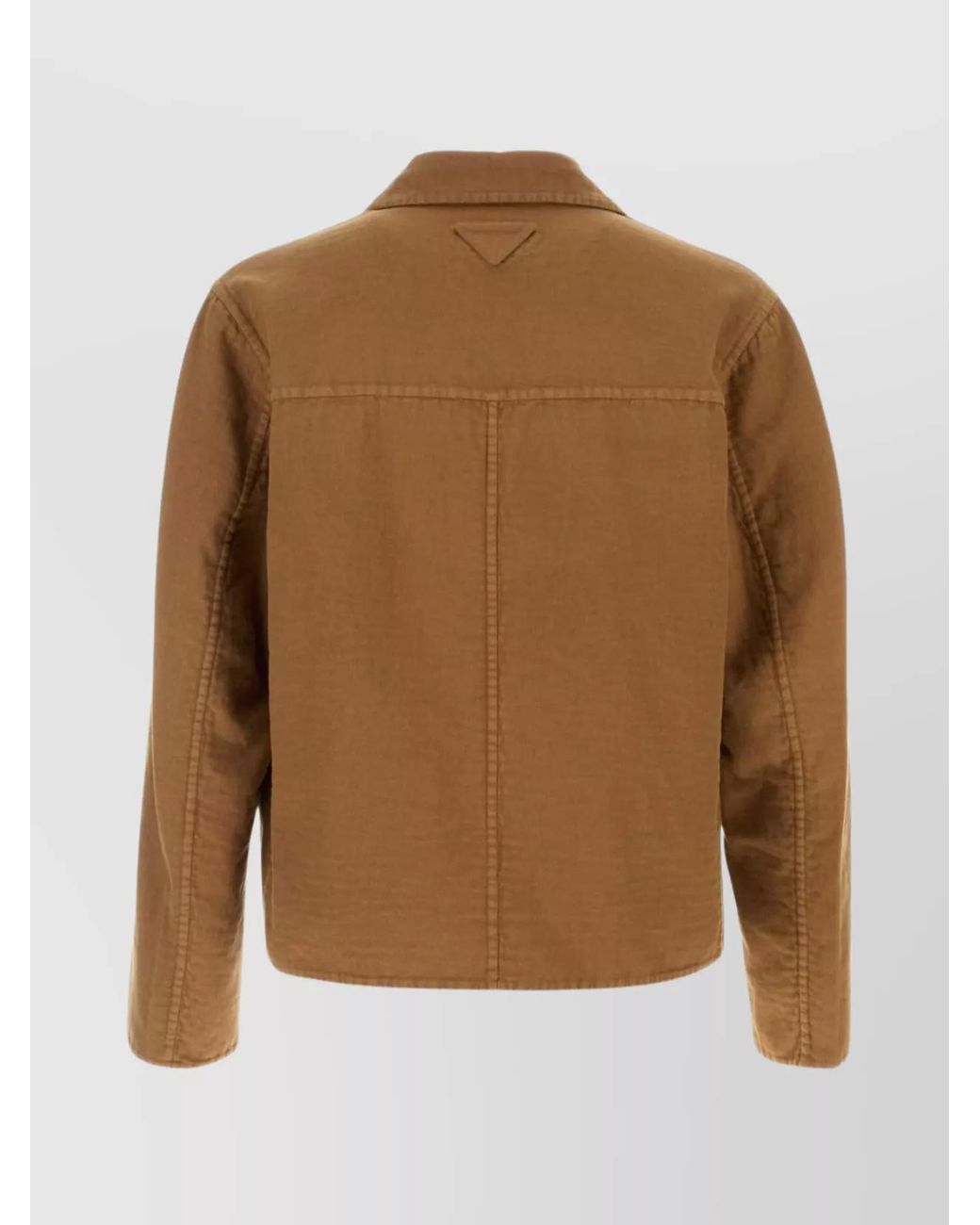 Prada Brown Cotton Blazer for men