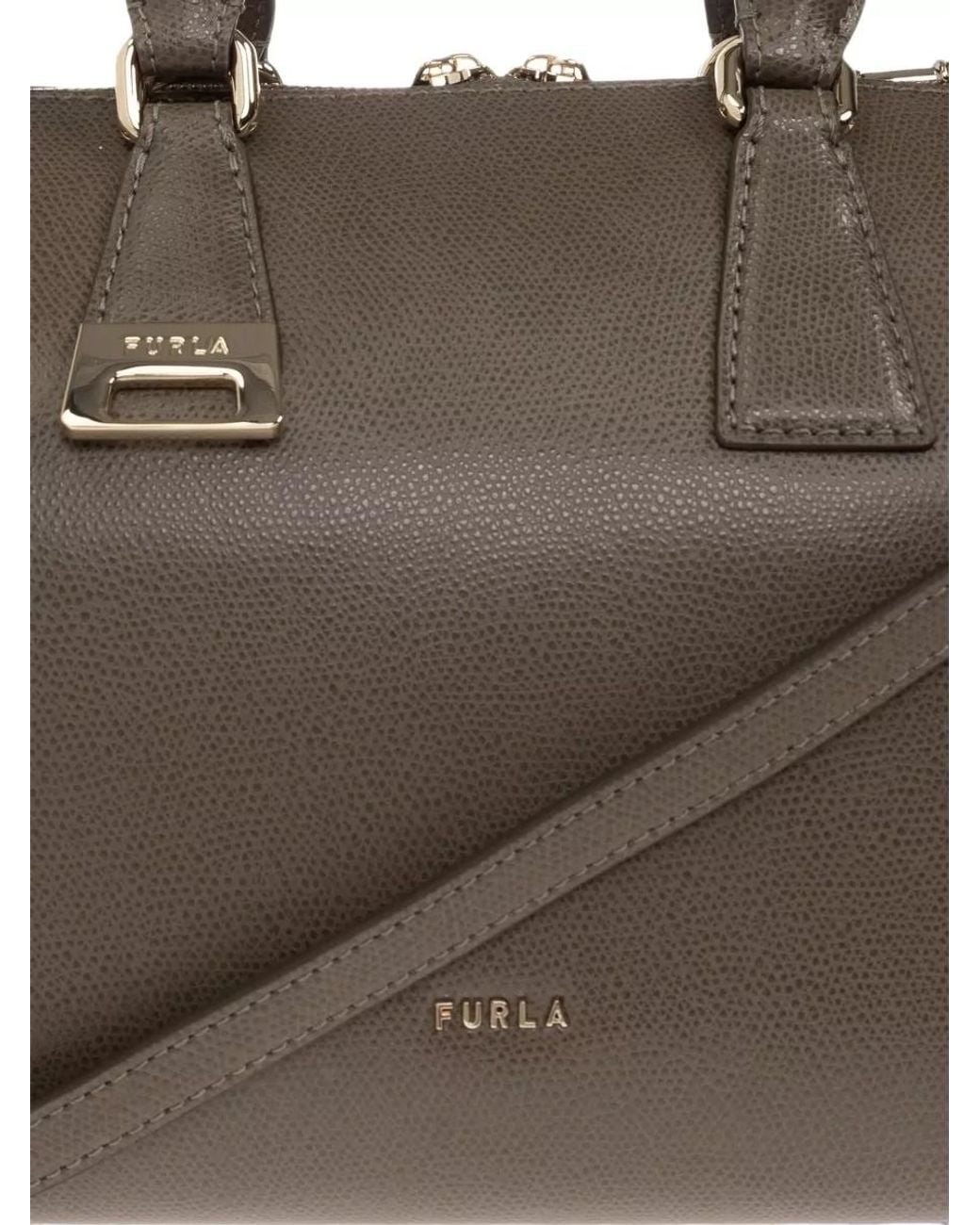 Furla Brown Na Leather Shoulder Bag