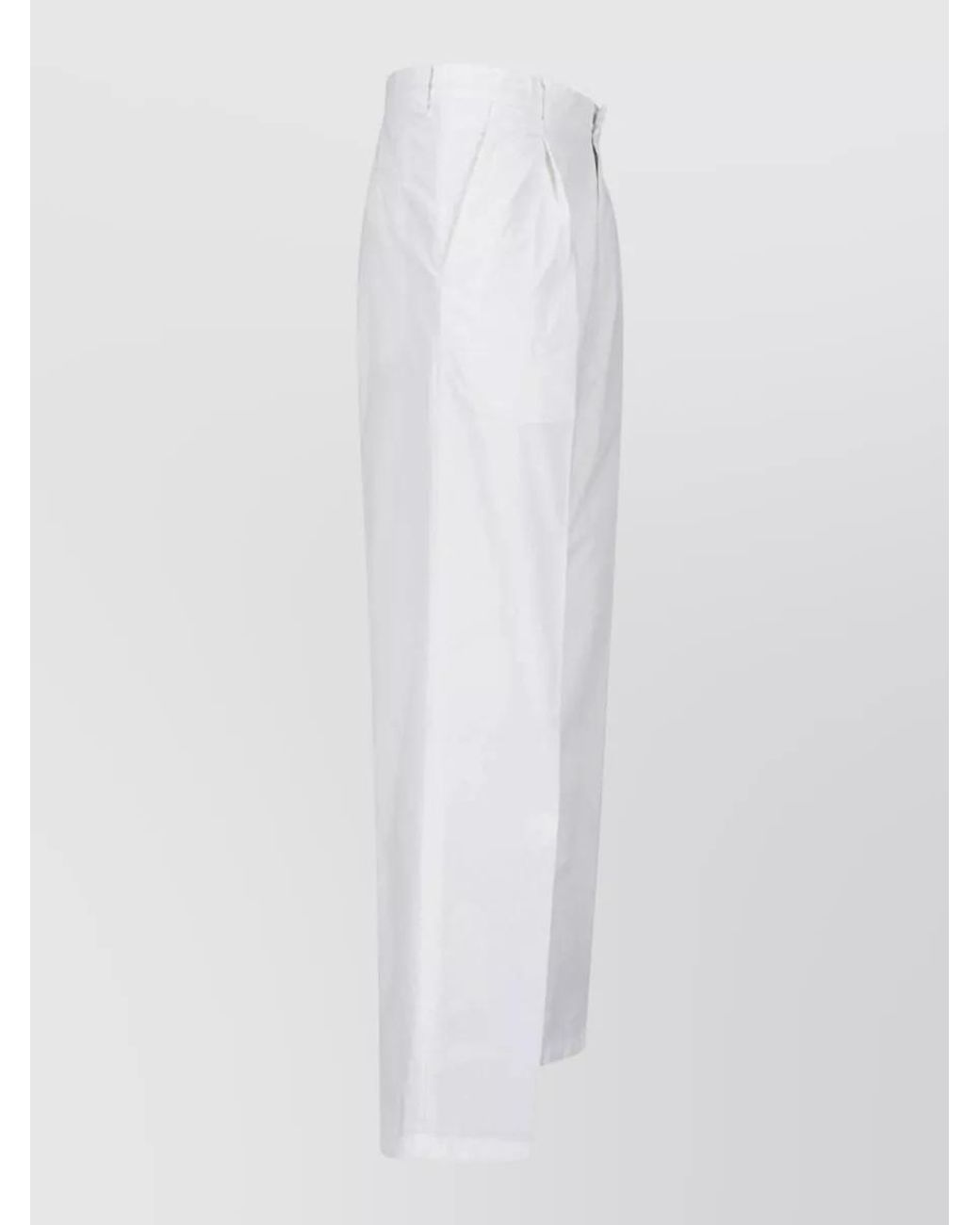 Auralee White Straight-Leg Tailored Shorts for men