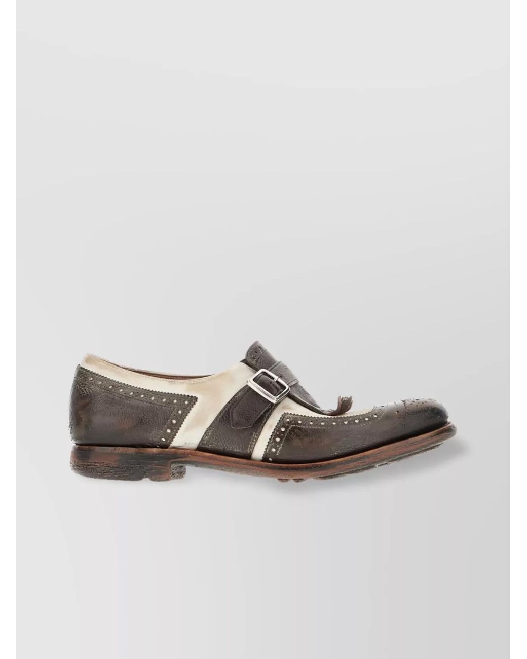 Church's Brown Two-Tone Leather Loafers