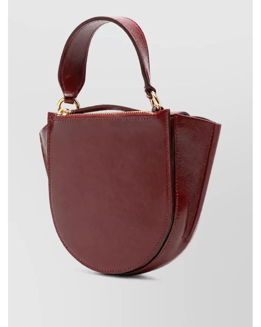 Wandler Red Hortensia Small Leather Mini Bag