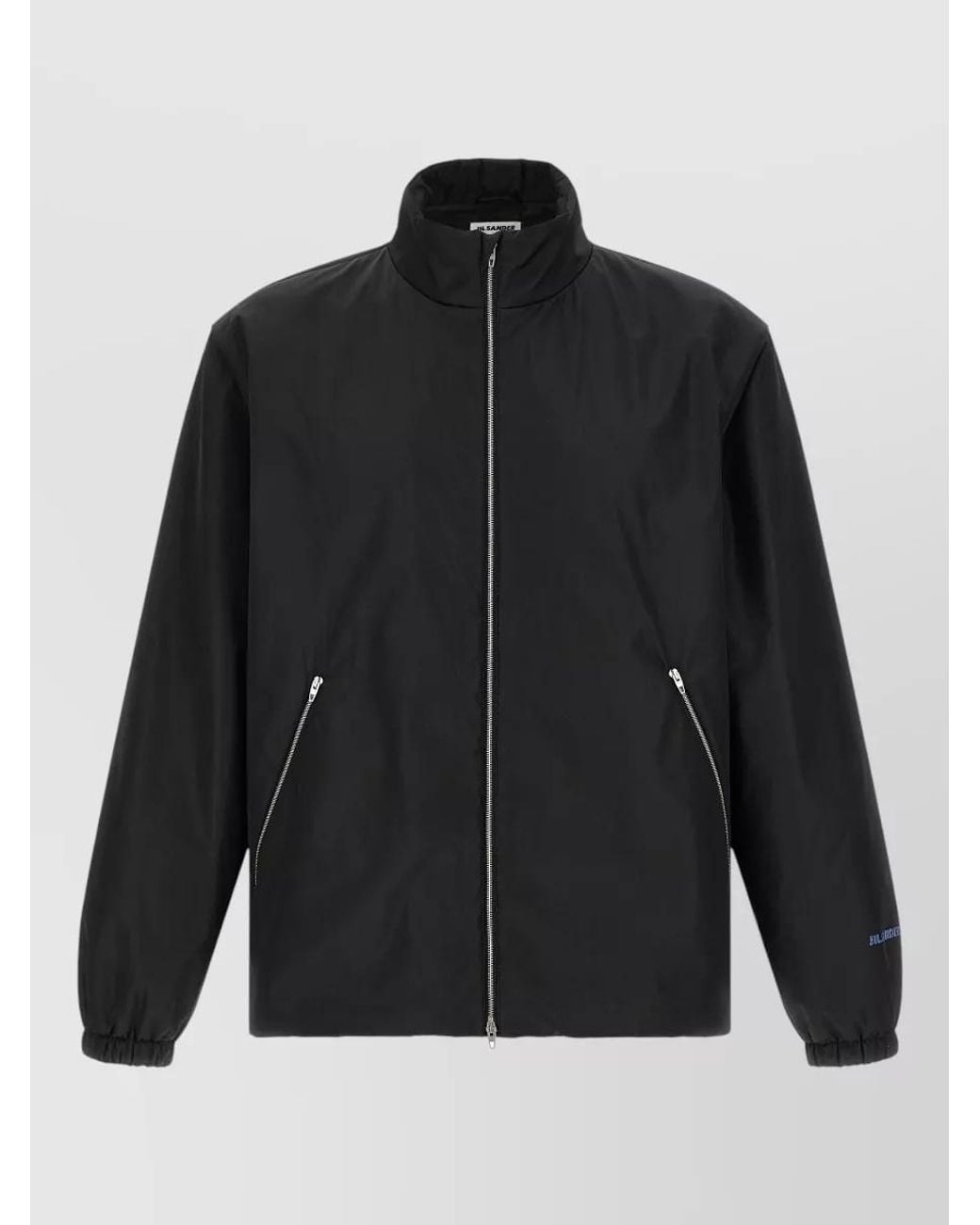 Jil Sander Black Technical Taffeta Single-Breasted Jacket for men
